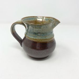 Raku Art Pottery Small Creamer/Pitcher Signed